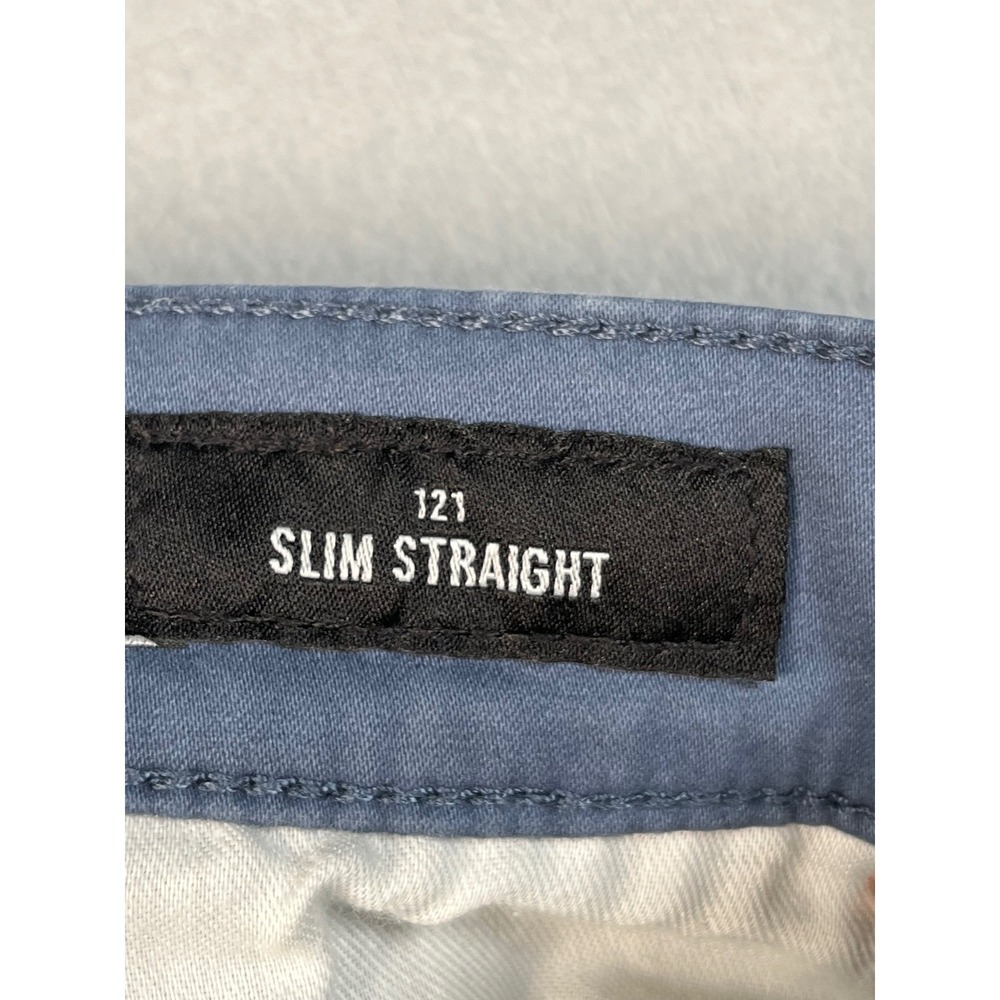 Lucky Brand Mens 34x32‎ Slim Straight Blue Chinos Pants Casual Office - Picture 3 of 13